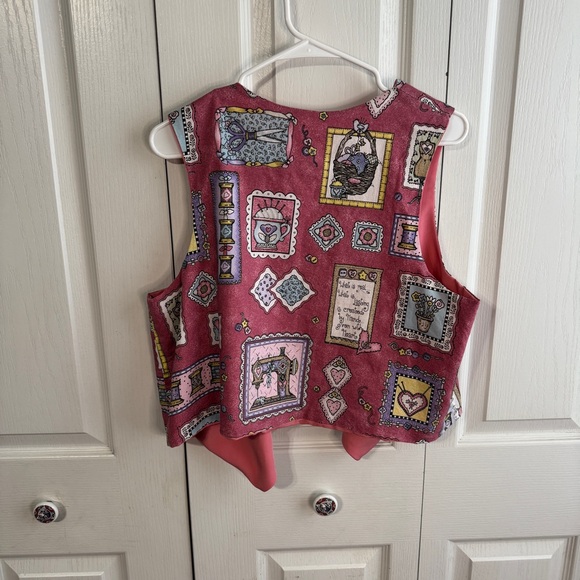 Handmade sewing pattern open front vest - Picture 4 of 4